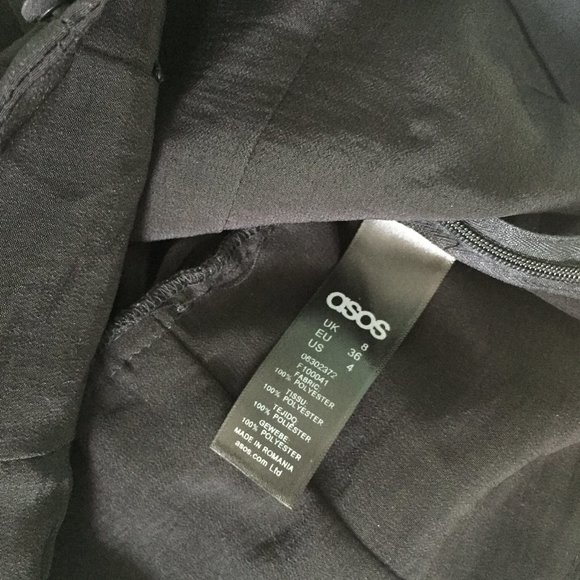 ASOS 40s Style Plunge Blouse - Picture 10 of 11